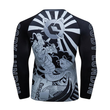 Samurai Compression 'Coy Pond' Elite Long Sleeve Rashguard