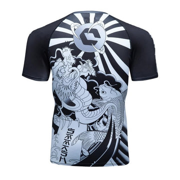 Samurai Compression 'Coy Pond' Elite Short Sleeve Rashguard