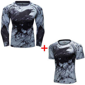 Raven Compression 'The Raven | Set of 2' Elite Rashguard