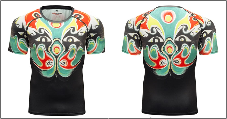 Warrior Compression 'Kabuki | Set of 2' Elite Rashguard