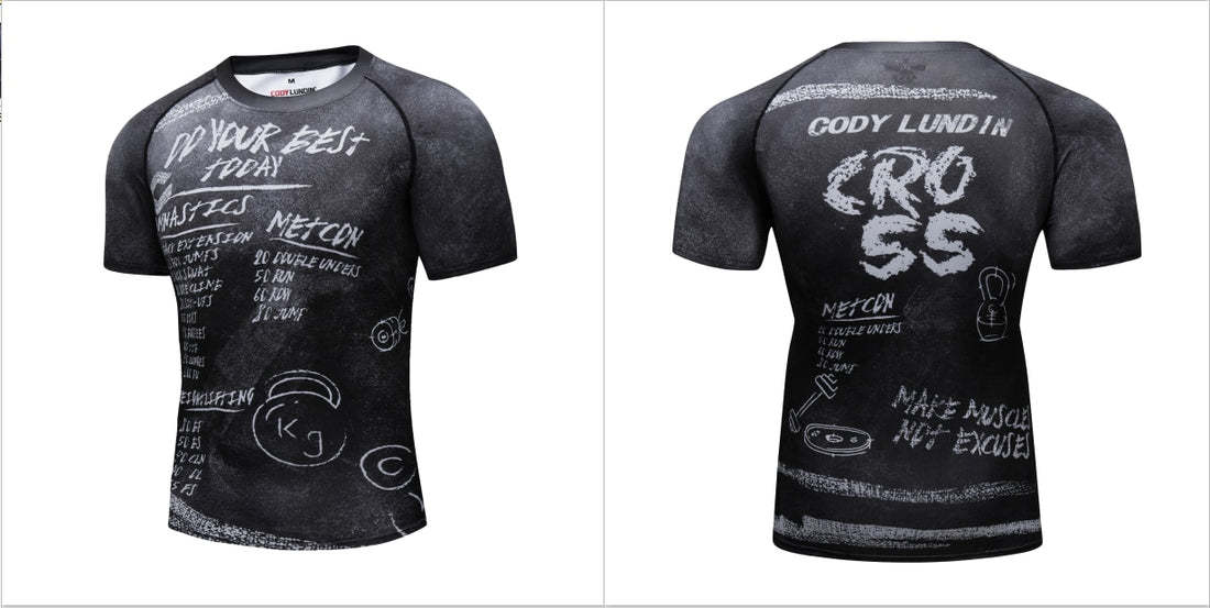 Warrior Compression 'Metcon | Wod' Elite Short Sleeve Rashguard