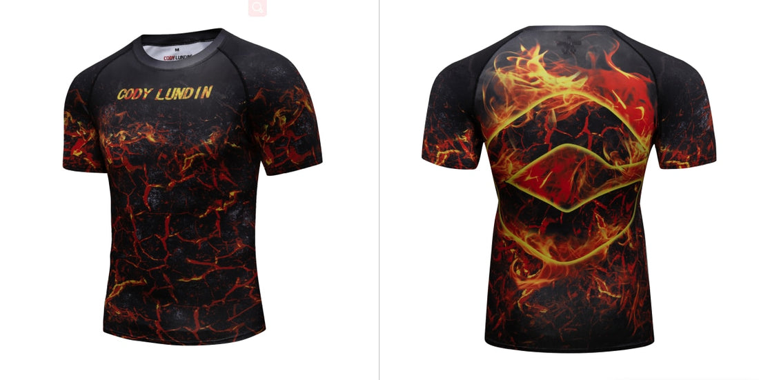 Warrior Compression 'Magma' Elite Short Sleeve Rashguard