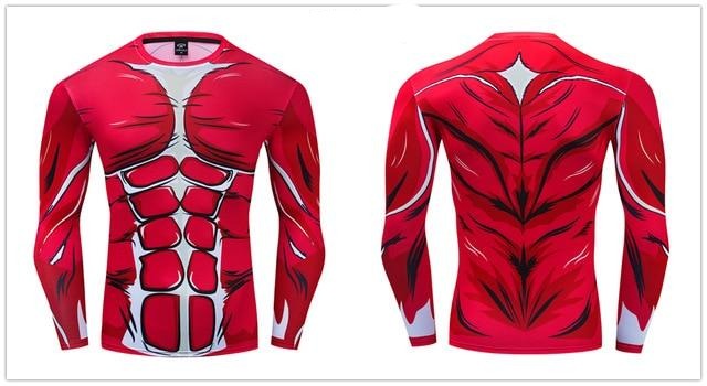 Attack on Titan Compression 'Colossal Titan' Premium Long Sleeve Rashguard