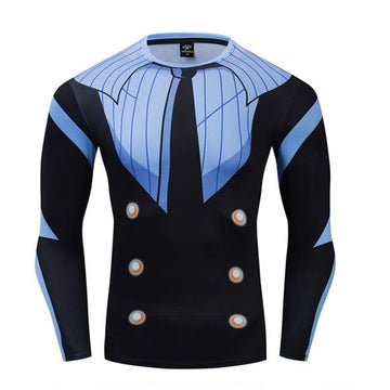 One Piece Compression 'Sanji' Premium Long Sleeve Rashguard