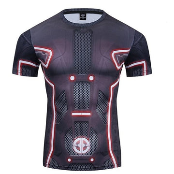 Tron Legacy Compression 'Clu | Finish the Game' Premium Short Sleeve Rashguard