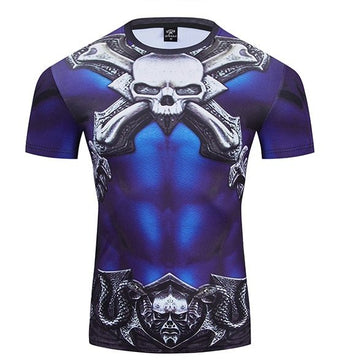 Masters of the Universe Compression 'Skeletor' Premium Short Sleeve Rashguard