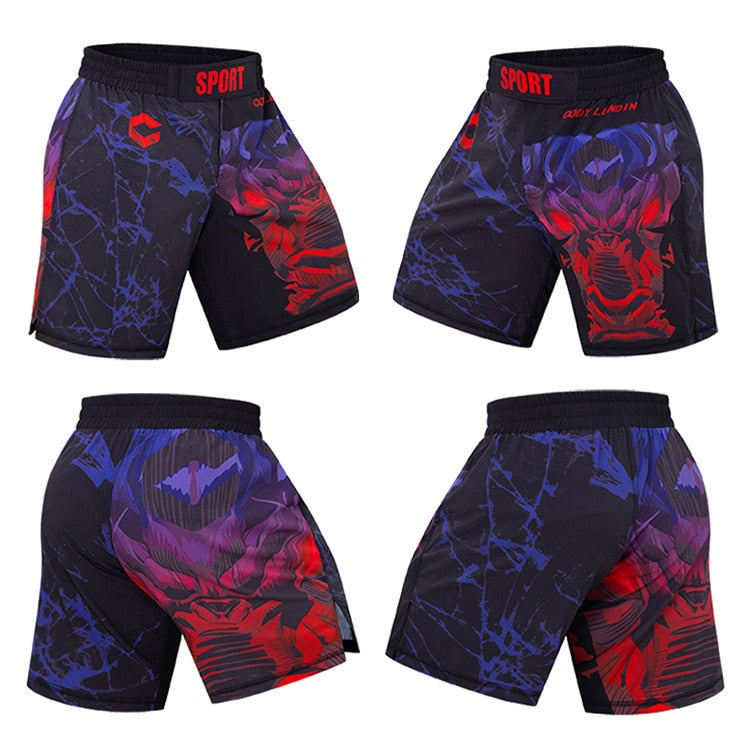 Warrior Series Men's Bull 'Not This Time' Elite Fight Shorts