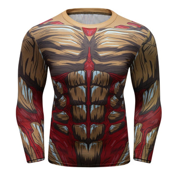 Attack on Titan Compression 'Armored Titan' Elite Long Sleeve Rashguard