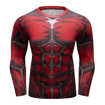 Attack on Titan 'Colossal Titan | 2.0' Elite Long Sleeve Rashguard