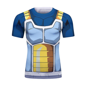 Dragon Ball Z 'Vegeta 2018' Short Sleeve Elite Rashguard