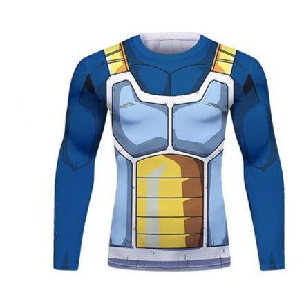 Dragon Ball Z 'Vegeta 2018' Long Sleeve Elite Rashguard