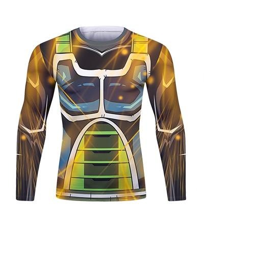 Dragon Ball Z 'Super Saiyan Onyx Bardock' Long Sleeve Elite Rashguard