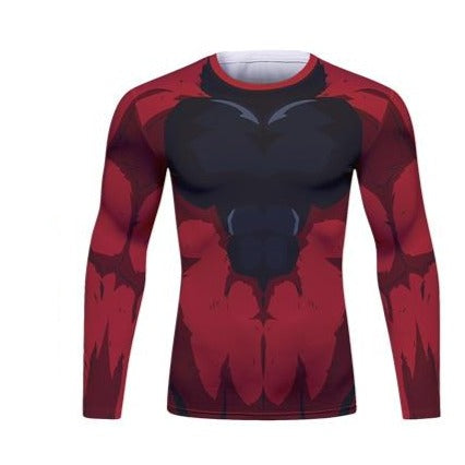 Dragon Ball Z 'Super Saiyan 4 | Onyx Goku' Long Sleeve Elite Rashguard