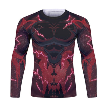 Dragon Ball Z 'Super Saiyan 4 | Onyx Vegeta' Long Sleeve Elite Rashguard