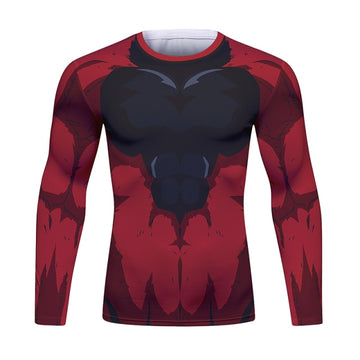 Dragon Ball Z 'Super Saiyan 4 | Onyx Goku' Long Sleeve Elite Rashguard