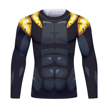 Dragon Ball Z 'Onyx Gogeta' Long Sleeve Elite Rashguard