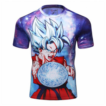 Dragon Ball Z Compression ' Goku | Super Saiyan' Elite Short Sleeve Rashguard