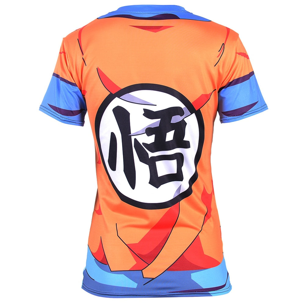 Women's Dragon Ball Z Compression 'Goku' Short Sleeve Rashguard