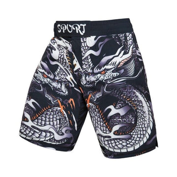 Dragon 'Silver Dragon' Elite Fight Shorts