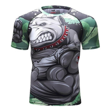 Pit Bull Compression Elite Short Sleeve Rashguard