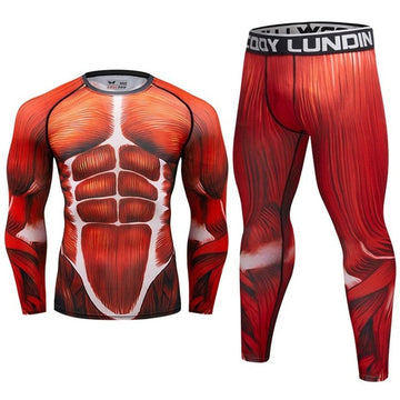 Musculature Compression Elite Long Sleeve Rashguard Set