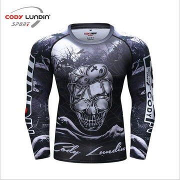 Skull Compression 'Tarantula' Elite Long Sleeve Rashguard