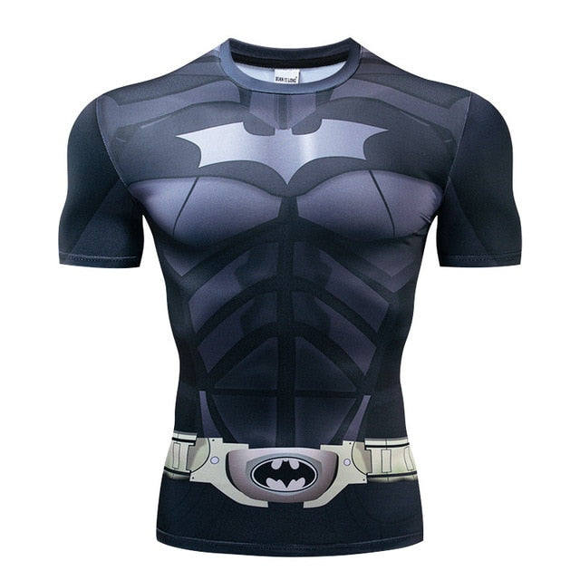 Batman Compression 'Batman Begins' Short Sleeve Rashguard