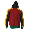 Robin 'Damian Wayne' Zip Up Hoodie-RashGuardStore