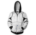 Star Wars 'Storm Trooper' Zip Up Hoodie-RashGuardStore