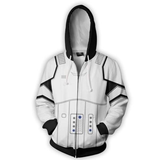 Star Wars 'Storm Trooper' Zip Up Hoodie-RashGuardStore