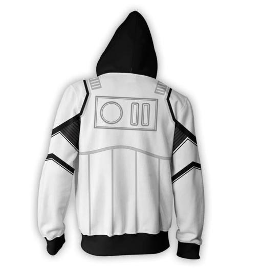 Star Wars 'Storm Trooper' Zip Up Hoodie-RashGuardStore