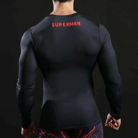 Superman "Evil" Compression Long Sleeve Rashguard-RashGuardStore