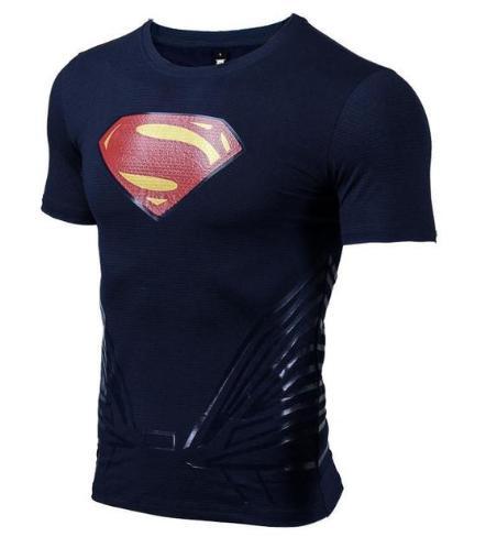 Superman "Man Of Tomorrow" Short Sleeve Compression Rashguard-RashGuardStore