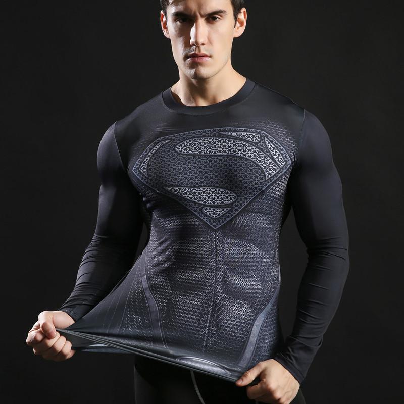 Superman "Reign Of Superman" Long Sleeve Compression Rashguard-RashGuardStore