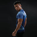 Superman Short Sleeve Compression Rashguard-RashGuardStore