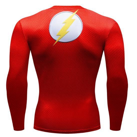 The Flash 'Classic' Premium Dri-Fit Long Sleeve Rashguard-RashGuardStore