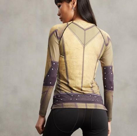 The Flash "Reverse" Women's Long Sleeve Compression Rashguard-RashGuardStore