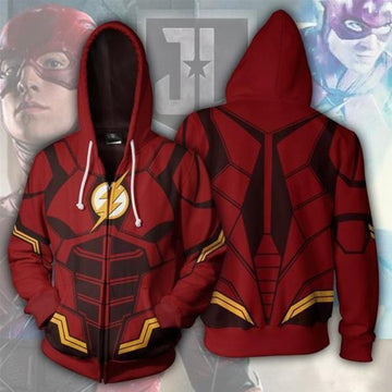 The Flash Zip Up Hoodie-RashGuardStore