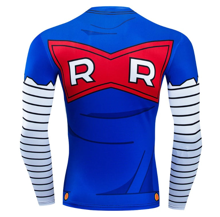 Dragon Ball Z Compression 'Lapis | Lazuli | Android 18' Long Sleeve Rashguard