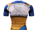 Vegeta Battle Damaged Armor Dragon Ball Z Compression Rash Guard-RashGuardStore