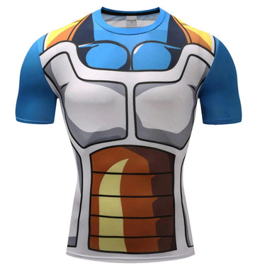 Vegeta Dragon Ball Z Compression Rash Guard-RashGuardStore