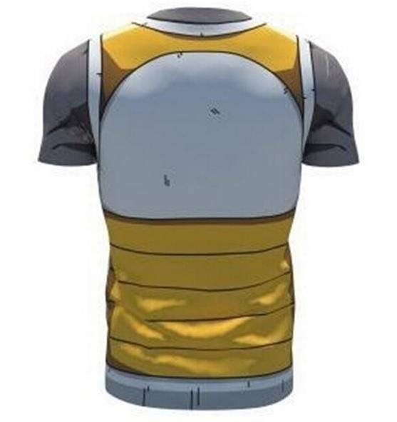 Vegeta Resurrection F Dragon Ball Z Compression Short Sleeve Rash Guard-RashGuardStore