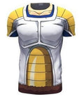 Vegeta Saiyan Armor Dragon Ball Z Compression Short Sleeve Rash Guard-RashGuardStore